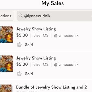 Jewelry live bundle from Sunday and Tuesday